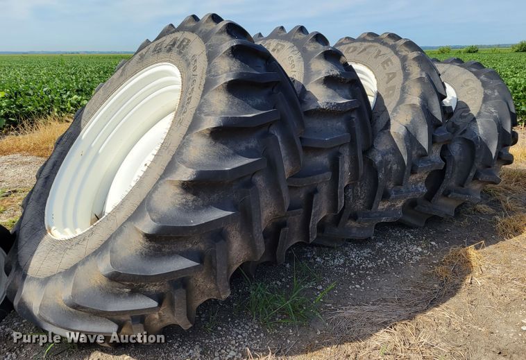 image for item KD9824 (4) Goodyear 650/65R42 tires and wheels