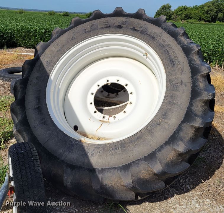 image for item KD9824 (4) Goodyear 650/65R42 tires and wheels