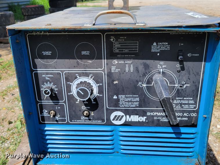 image for item KD9830 Miller Shopmaster 300AC/DC  welder/generator