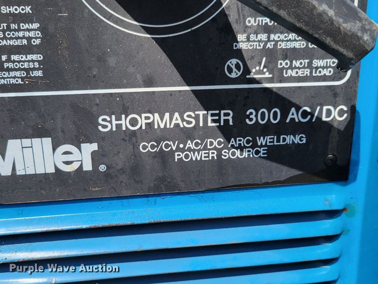 image for item KD9830 Miller Shopmaster 300AC/DC  welder/generator