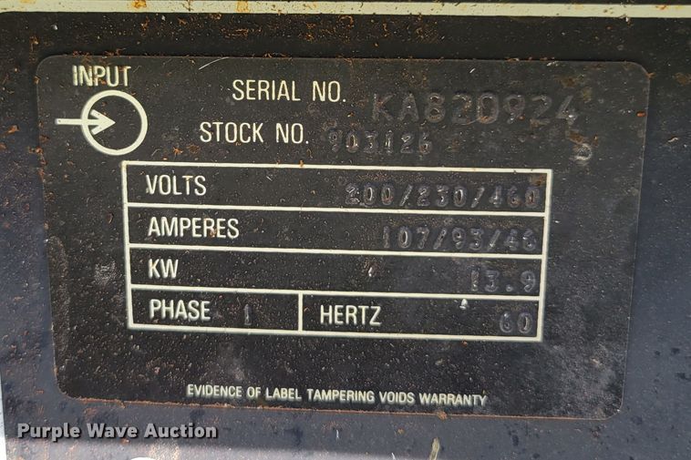 image for item KD9830 Miller Shopmaster 300AC/DC  welder/generator