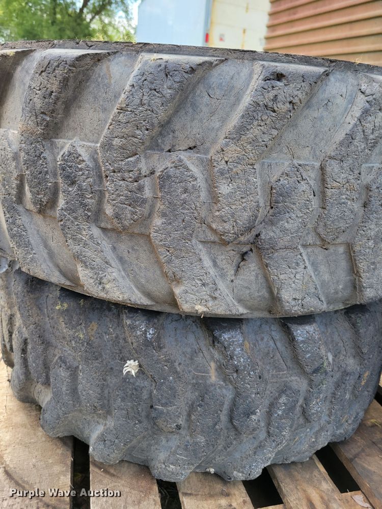 image for item KD9834 (4) 10-16.5 tires and wheels