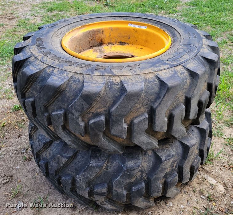 image for item KD9836 (2) Loadmaster 17.5-25 tires and wheels