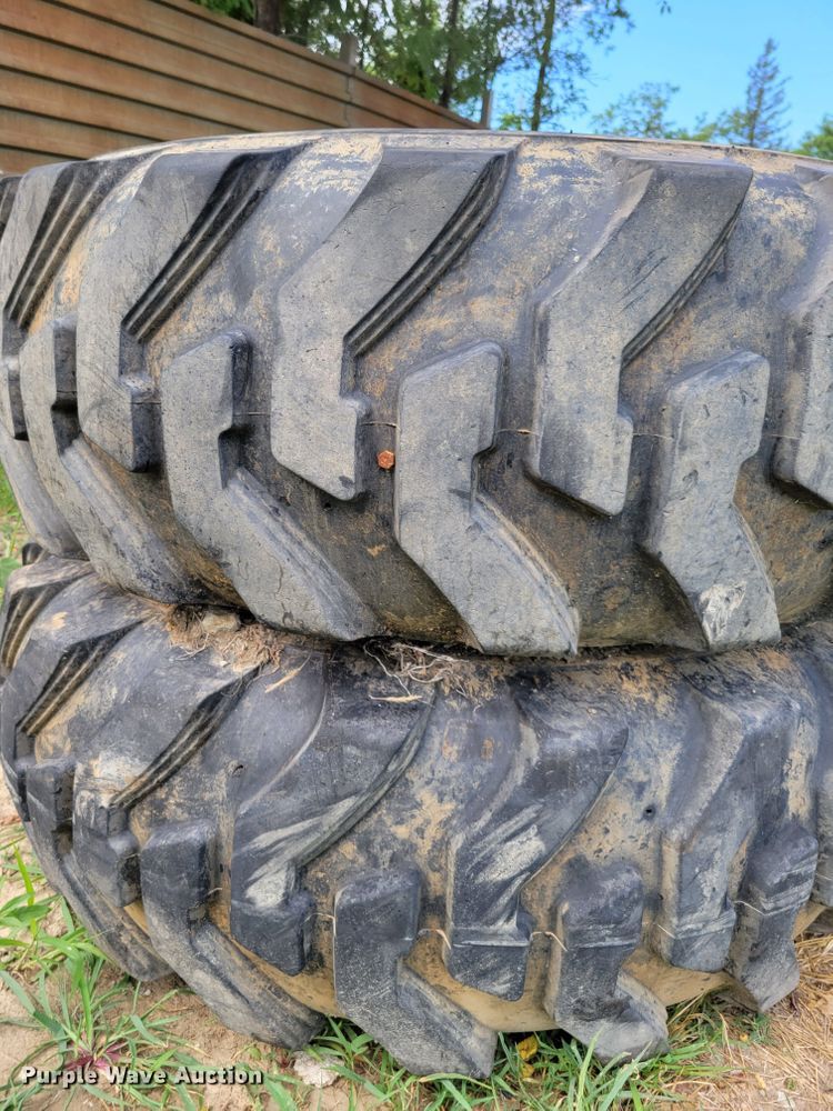 image for item KD9836 (2) Loadmaster 17.5-25 tires and wheels