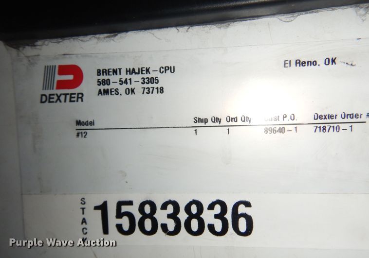 image for item KI9257 Dexter  trailer axle