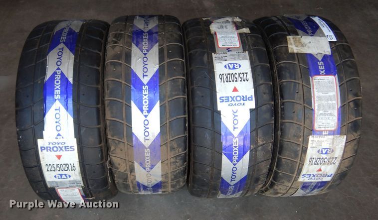 image for item KI9258 (4) Toyota Proxes 225/50ZR16 tires