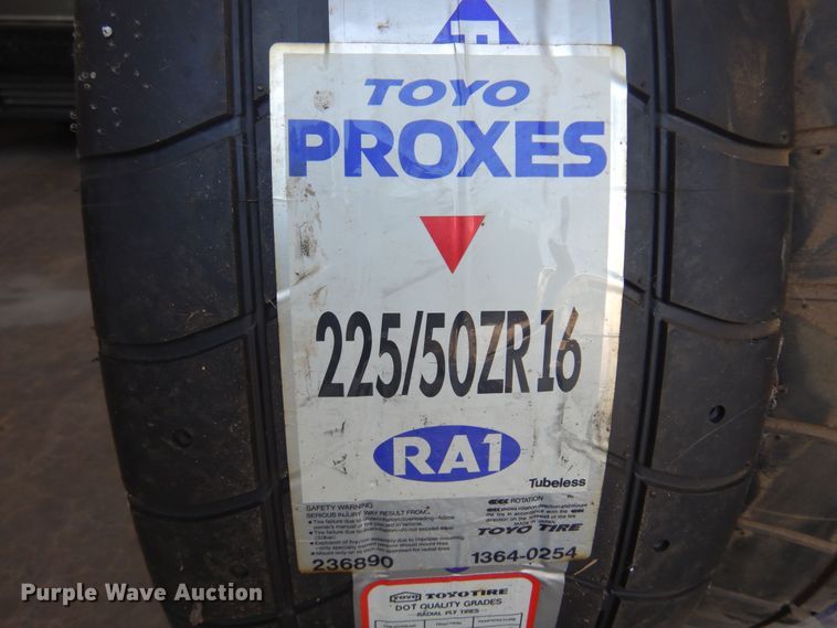 image for item KI9258 (4) Toyota Proxes 225/50ZR16 tires