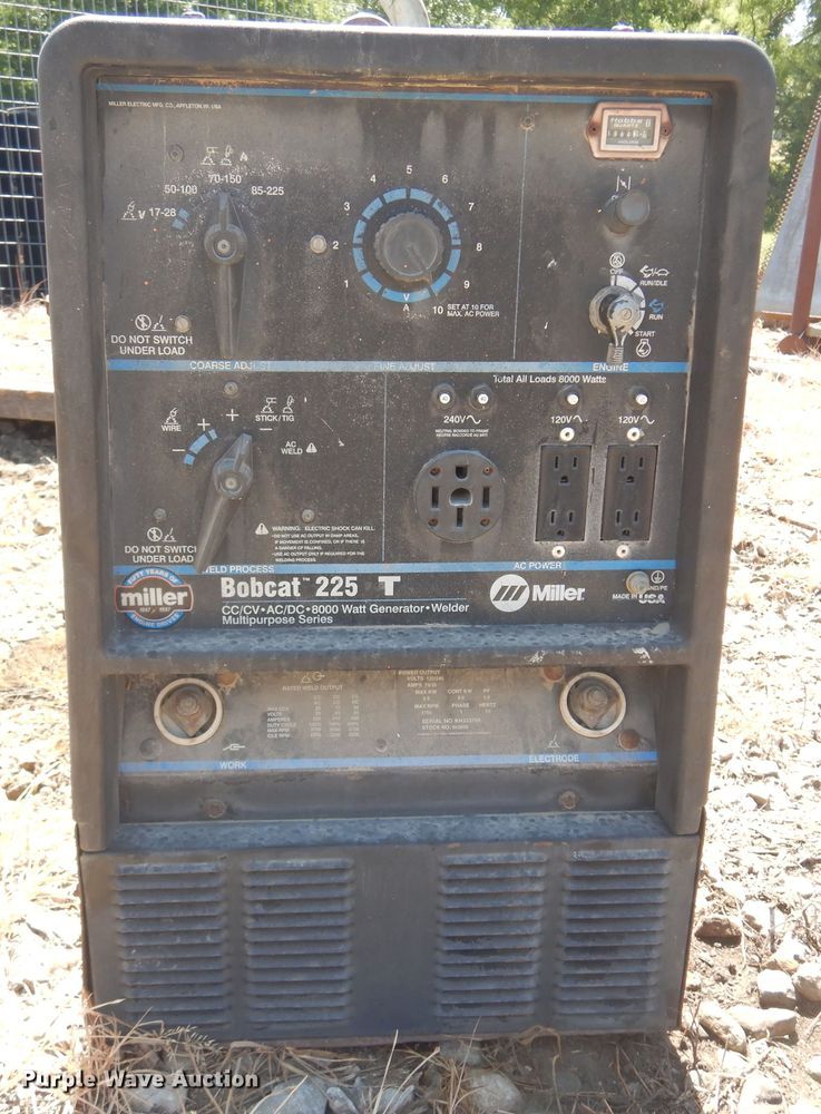 image for item KI9286 Miller Bobcat 225  welder/generator
