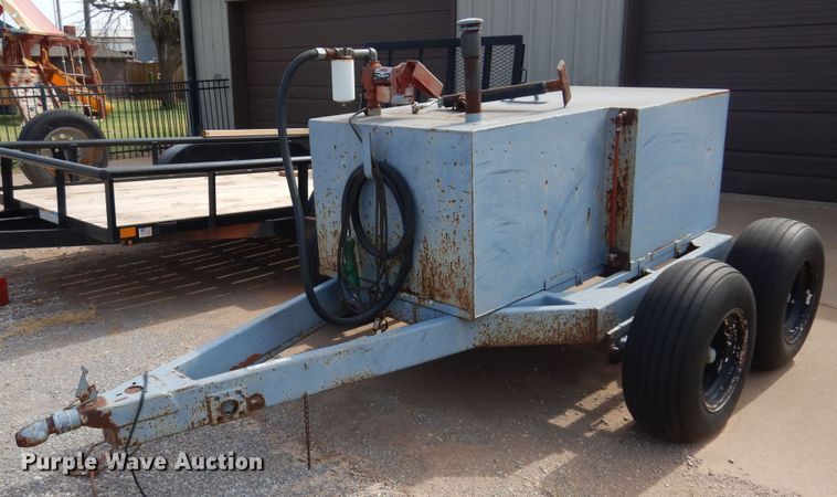image for item KI9292 Shop built  fuel trailer