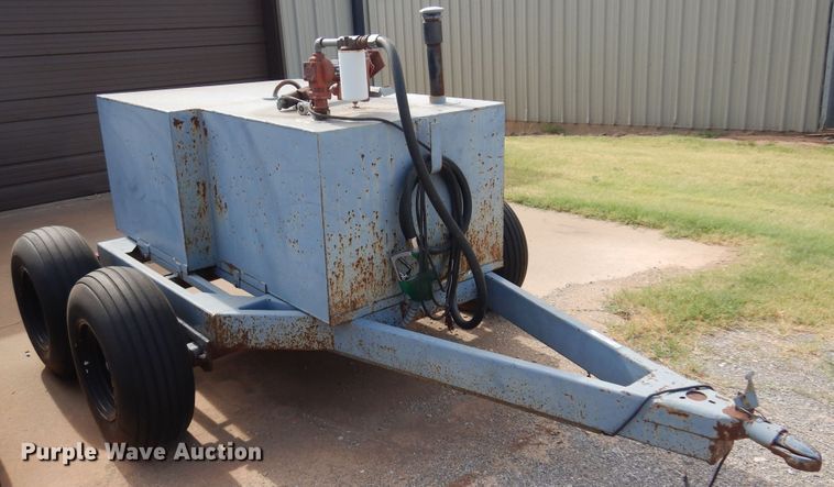 image for item KI9292 Shop built  fuel trailer