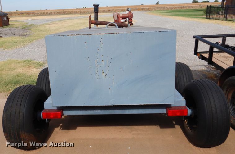 image for item KI9292 Shop built  fuel trailer