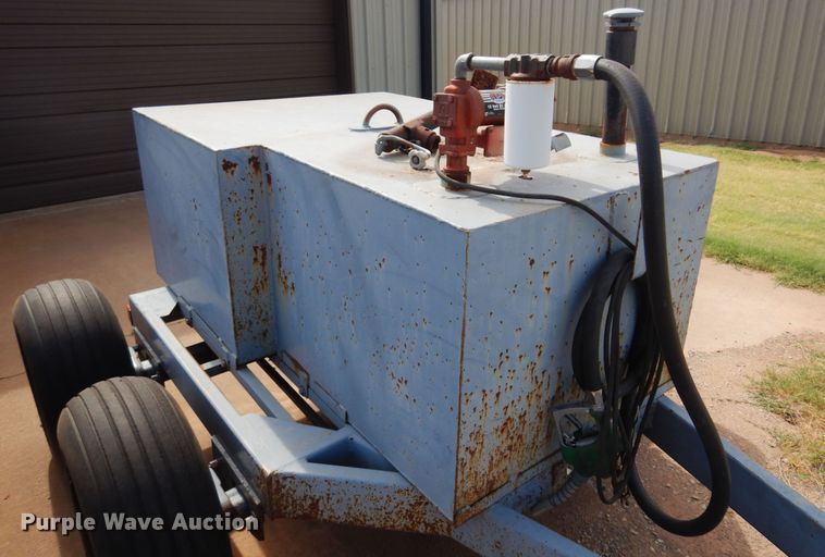 image for item KI9292 Shop built  fuel trailer