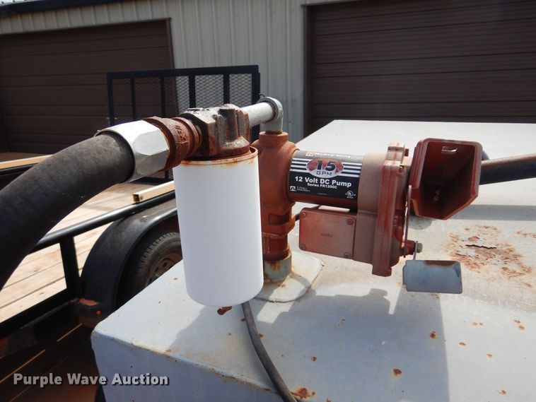 image for item KI9292 Shop built  fuel trailer