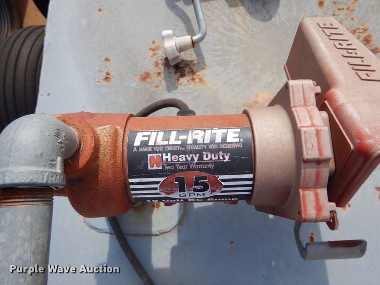 image for item KI9292 Shop built  fuel trailer