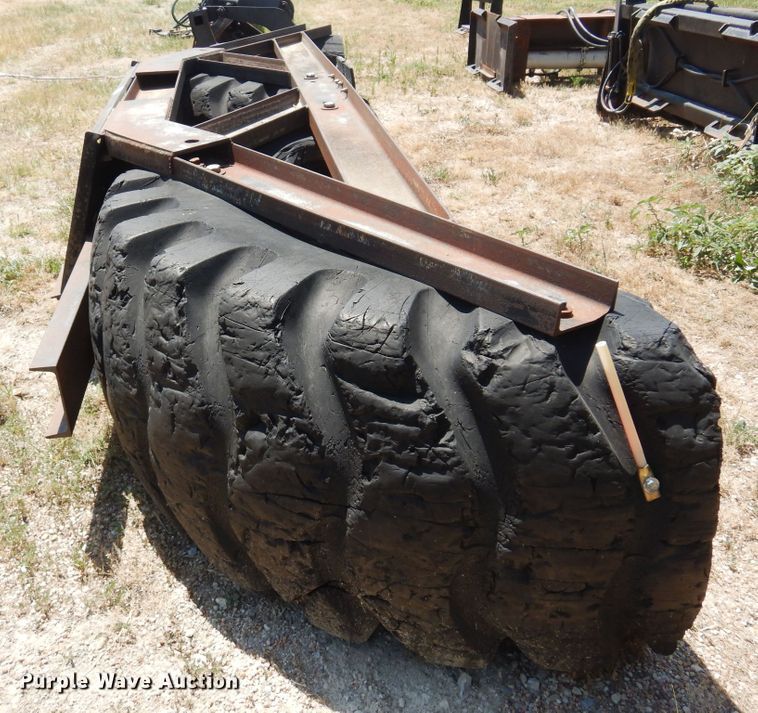 image for item KI9296 Shop built  132"W skid steer snow pusher