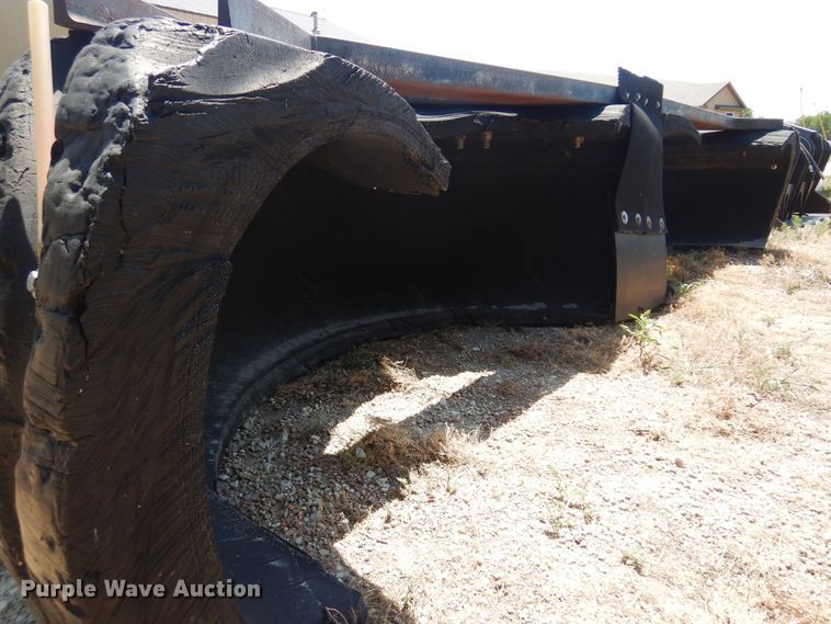 image for item KI9296 Shop built  132"W skid steer snow pusher