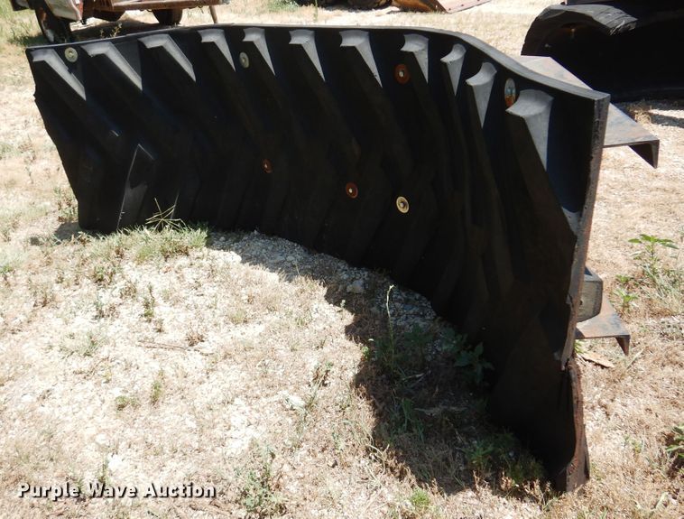 image for item KI9297 Shop built  86"W skid steer snow pusher