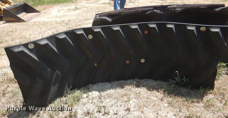 image for item KI9297 Shop built  86"W skid steer snow pusher