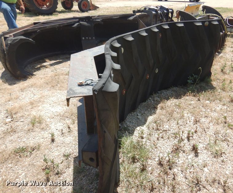 image for item KI9297 Shop built  86"W skid steer snow pusher