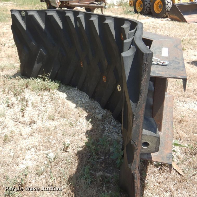 image for item KI9297 Shop built  86"W skid steer snow pusher