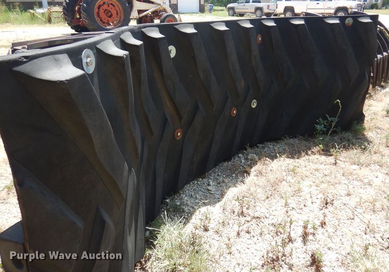 image for item KI9297 Shop built  86"W skid steer snow pusher