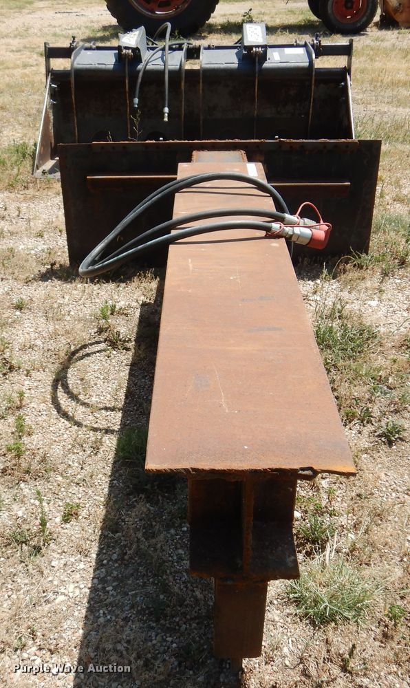 image for item KI9299 Shop built  skid steer log splitter