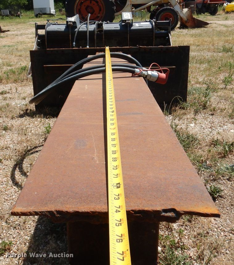 image for item KI9299 Shop built  skid steer log splitter