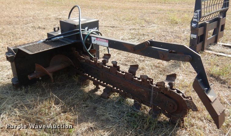 image for item KI9312 Lowe 14C  skid steer trencher