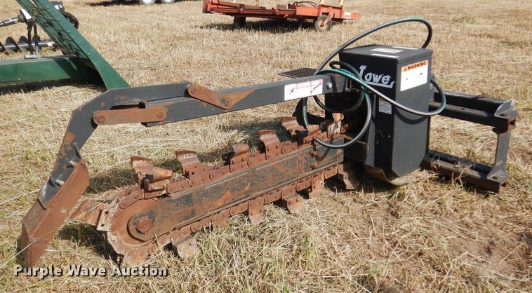 image for item KI9312 Lowe 14C  skid steer trencher