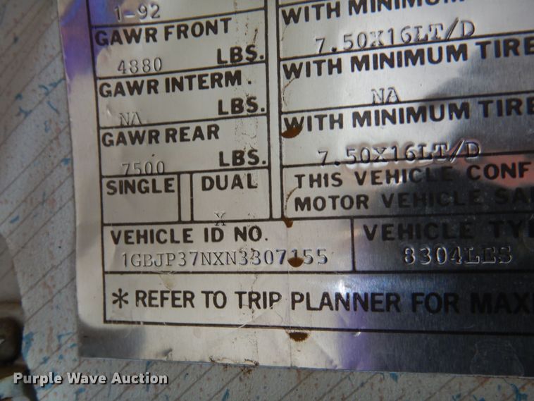 image for item KI9330 1992 Gulf Stream Sunsport  RV