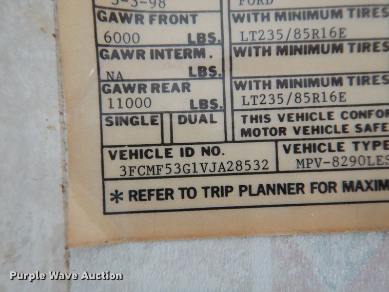 image for item KI9347 1998 Gulf Stream Sun Sport  RV