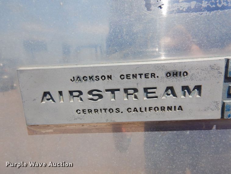 image for item KI9348 1969 Airstream Globe Trotter  camper