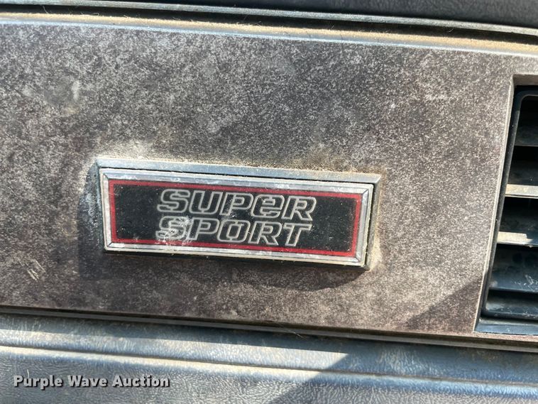 image for item KJ9750 1984 Chevrolet El Camino SS