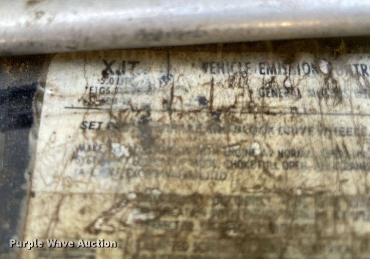 image for item KJ9750 1984 Chevrolet El Camino SS