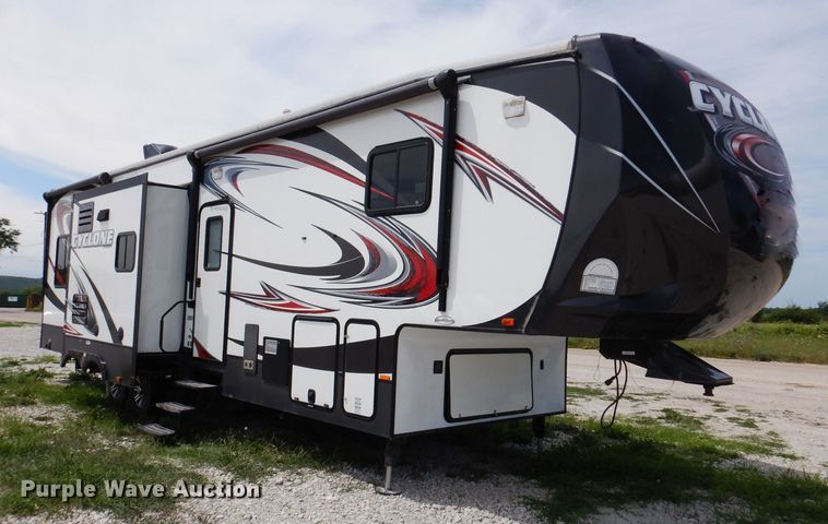 image for item KP9510 2013 Heartland Cyclone 3110  toy hauler camper