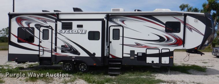 image for item KP9510 2013 Heartland Cyclone 3110  toy hauler camper