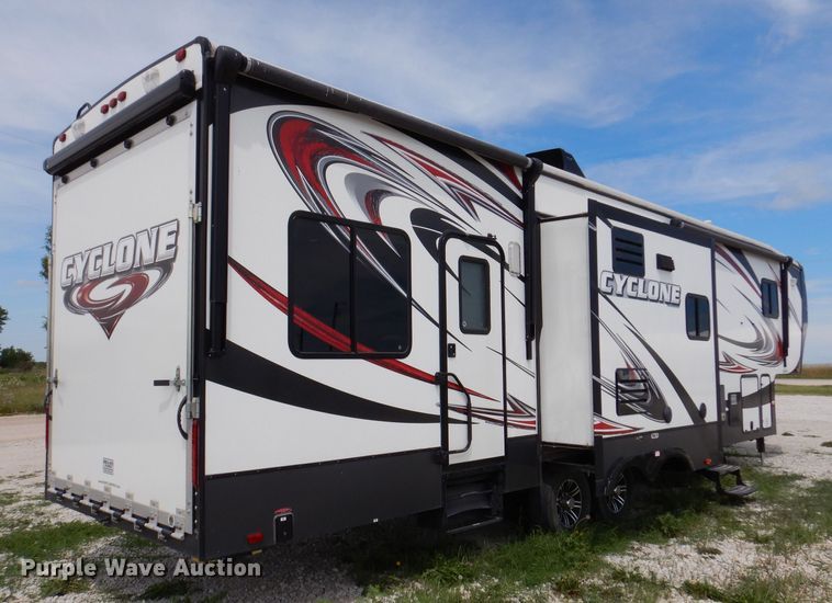 image for item KP9510 2013 Heartland Cyclone 3110  toy hauler camper