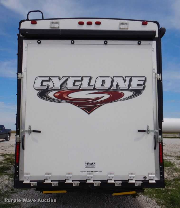 image for item KP9510 2013 Heartland Cyclone 3110  toy hauler camper
