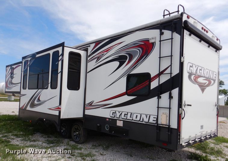 image for item KP9510 2013 Heartland Cyclone 3110  toy hauler camper