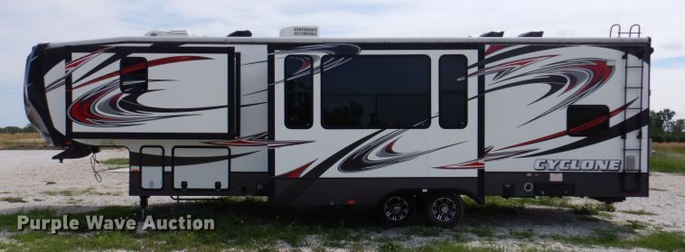 image for item KP9510 2013 Heartland Cyclone 3110  toy hauler camper