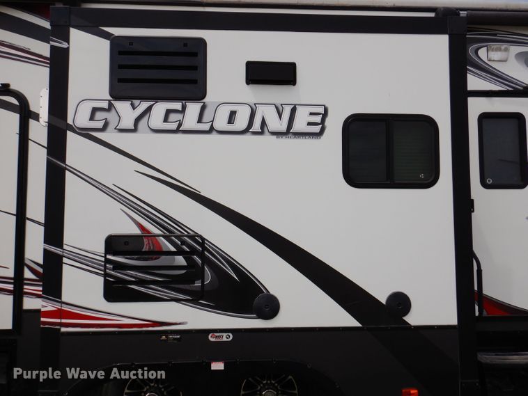 image for item KP9510 2013 Heartland Cyclone 3110  toy hauler camper