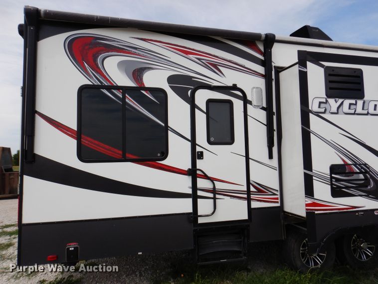 image for item KP9510 2013 Heartland Cyclone 3110  toy hauler camper