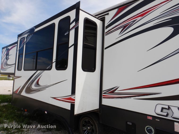 image for item KP9510 2013 Heartland Cyclone 3110  toy hauler camper