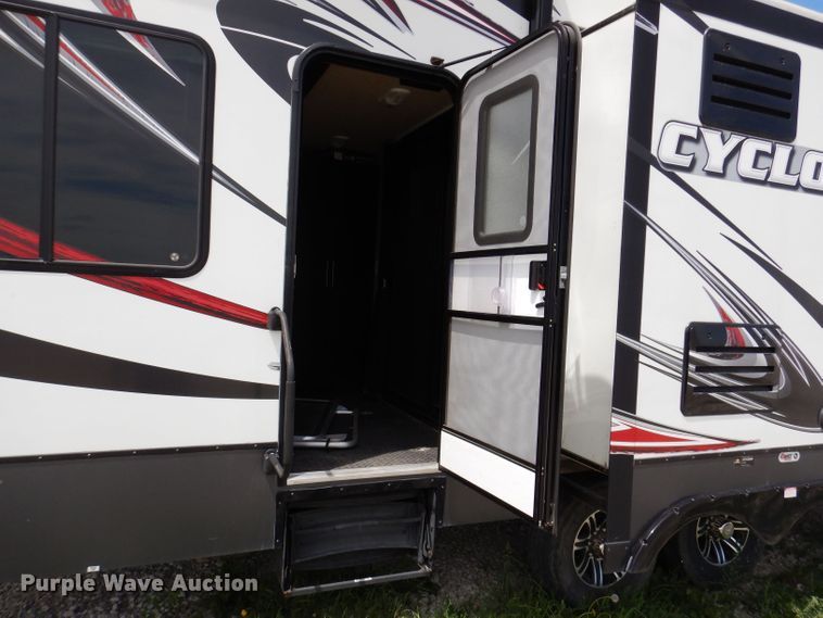 image for item KP9510 2013 Heartland Cyclone 3110  toy hauler camper