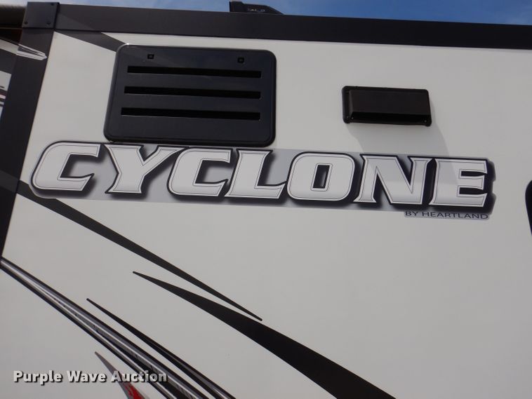 image for item KP9510 2013 Heartland Cyclone 3110  toy hauler camper