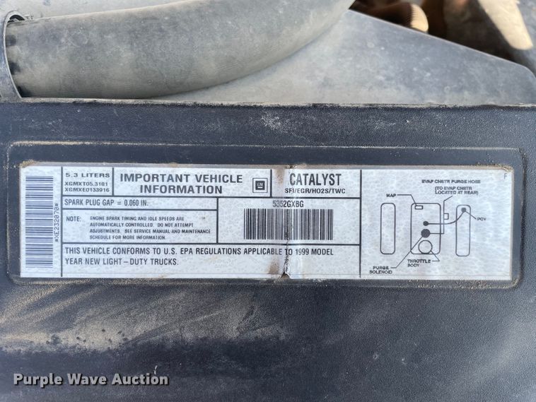 image for item KR9123 1999 Chevrolet Silverado 1500  pickup truck