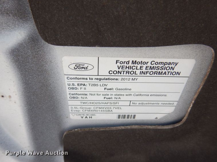 image for item KR9126 2012 Ford Taurus SEL