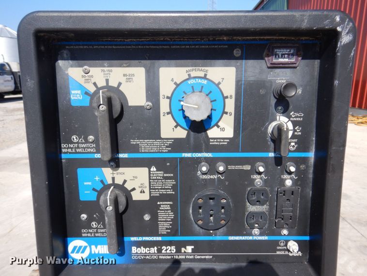 image for item KR9129 Miller Bobcat 225NT  welder/generator