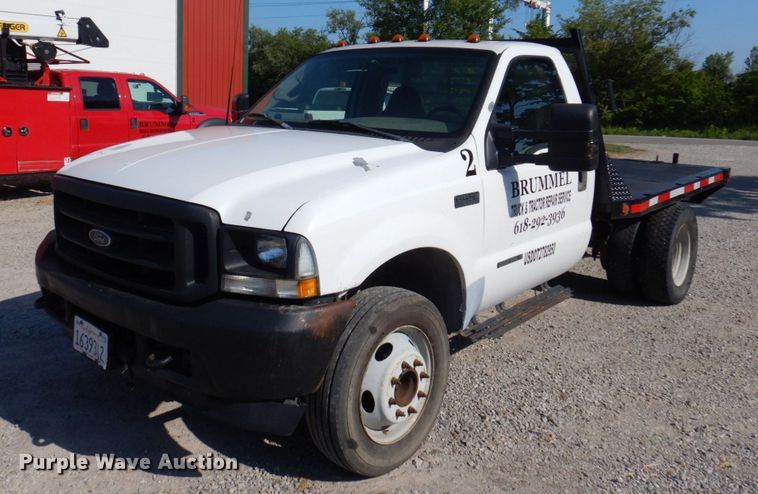 image for item KR9130 2002 Ford F450 Super Duty XL  flatbed truck