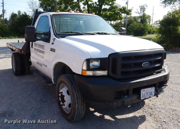 image for item KR9130 2002 Ford F450 Super Duty XL  flatbed truck
